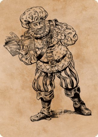 Volo, Itinerant Scholar Art Card [Commander Legends: Battle for Baldur's Gate Art Series] - Destination Retro