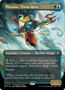 Thrasios, Triton Hero (Borderless) [The Lost Caverns of Ixalan Special Guests] - Destination Retro