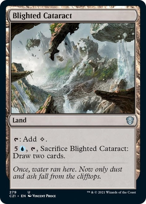 Blighted Cataract [Commander 2021] - Destination Retro