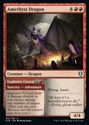 Amethyst Dragon // Explosive Crystal [Commander Legends: Battle for Baldur's Gate] - Destination Retro