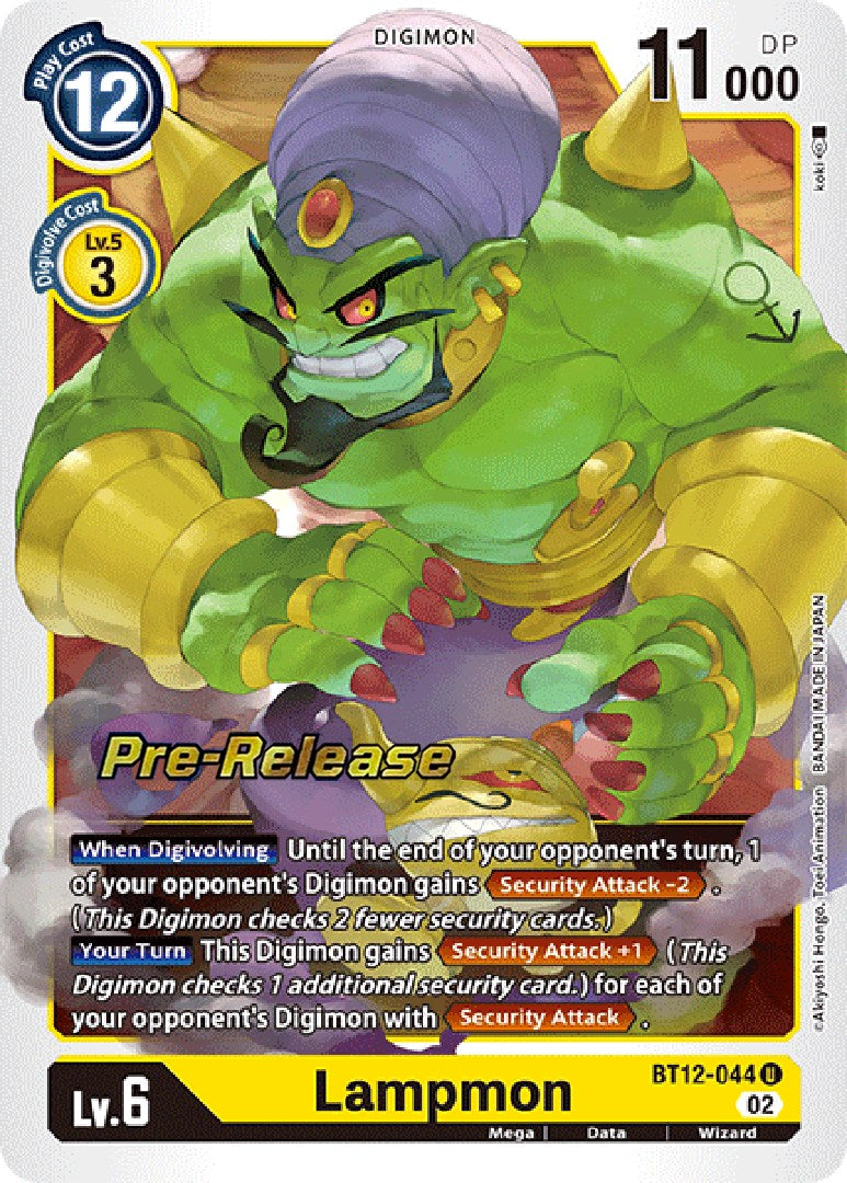 Lampmon [BT12-044] [Across Time Pre-Release Cards] - Destination Retro