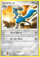 Lucario (53/127) (Staff Prerelease Promo) [Diamond & Pearl: Black Star Promos] - Destination Retro