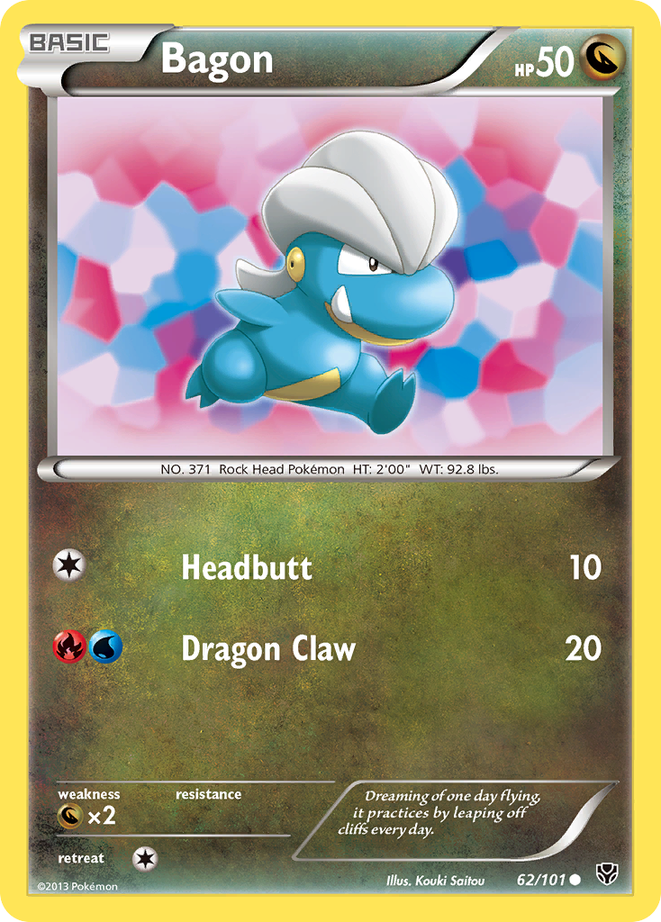 Bagon (62/101) [Black & White: Plasma Blast] - Destination Retro