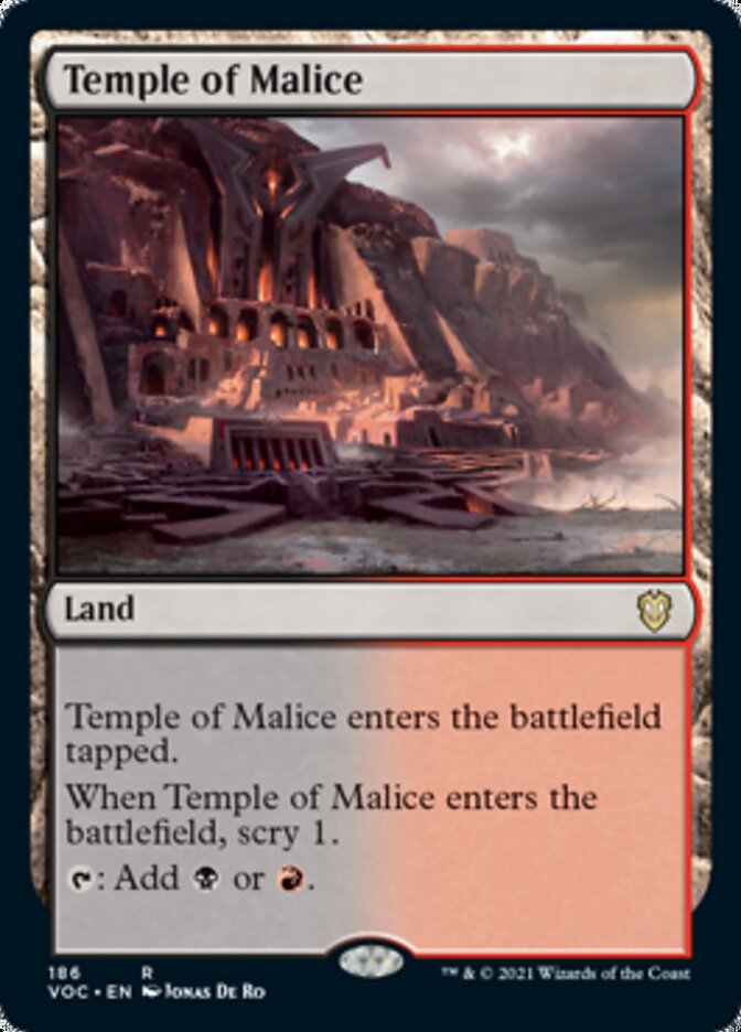 Temple of Malice [Innistrad: Crimson Vow Commander] - Destination Retro