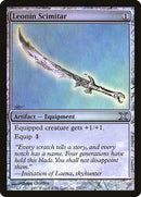 Leonin Scimitar (Premium Foil) [Tenth Edition] - Destination Retro