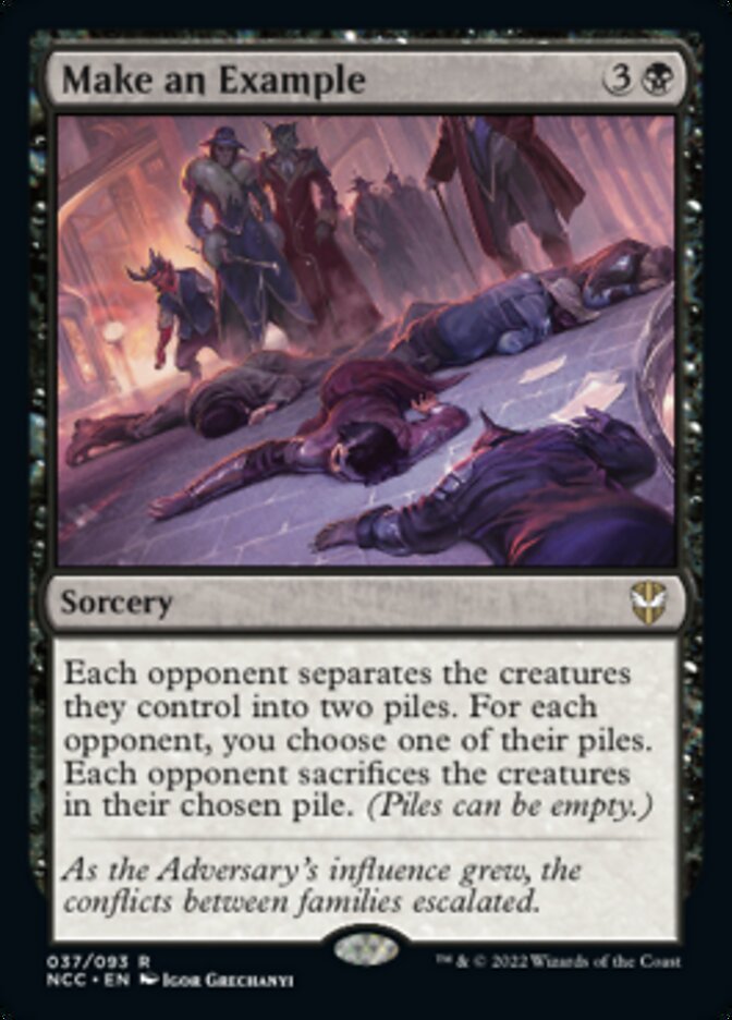 Make an Example [Streets of New Capenna Commander] - Destination Retro