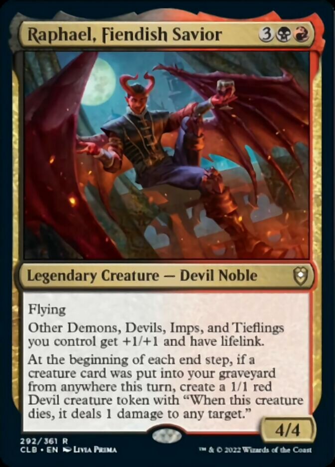 Raphael, Fiendish Savior [Commander Legends: Battle for Baldur's Gate] - Destination Retro