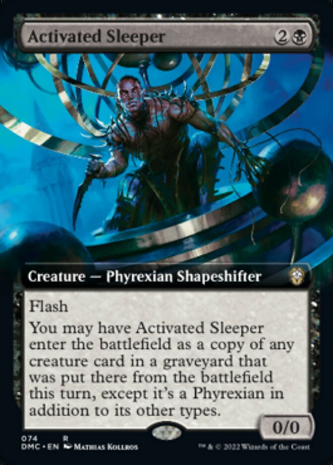 Activated Sleeper (Extended Art) [Dominaria United Commander] - Destination Retro