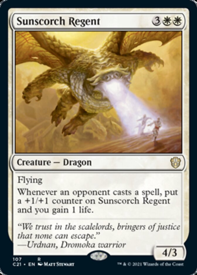 Sunscorch Regent [Commander 2021] - Destination Retro