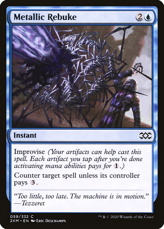 Metallic Rebuke [Double Masters] - Destination Retro