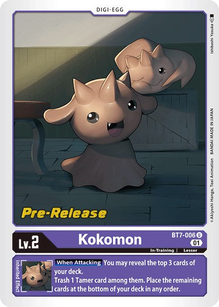 Kokomon [BT7-006] [Next Adventure Pre-Release Cards] - Destination Retro