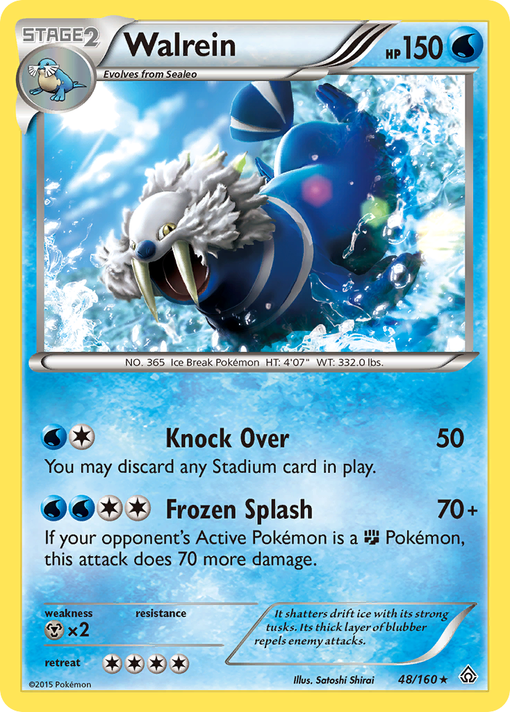Walrein (48/160) [XY: Primal Clash] - Destination Retro