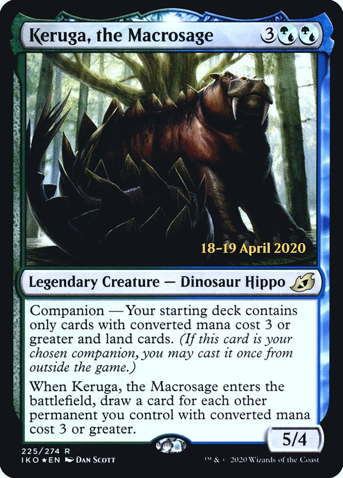 Keruga, the Macrosage  [Ikoria: Lair of Behemoths Prerelease Promos] - Destination Retro