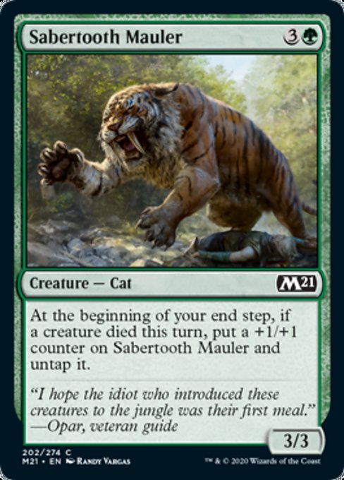 Sabertooth Mauler [Core Set 2021] - Destination Retro