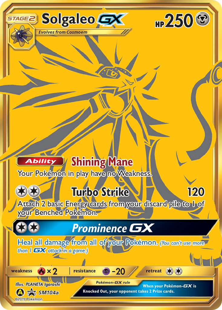 Solgaleo GX (SM104a) [Sun & Moon: Black Star Promos] - Destination Retro