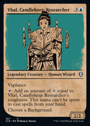 Vhal, Candlekeep Researcher (Showcase) [Commander Legends: Battle for Baldur's Gate] - Destination Retro