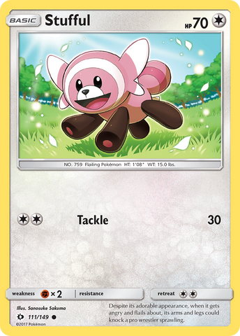Stufful (111/149) [Sun & Moon: Base Set] - Destination Retro