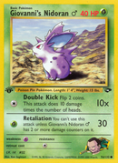 Giovanni's Nidoran (76/132) (Male) [Gym Challenge 1st Edition] - Destination Retro
