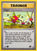 Digger (75/82) [Team Rocket 1st Edition] - Destination Retro
