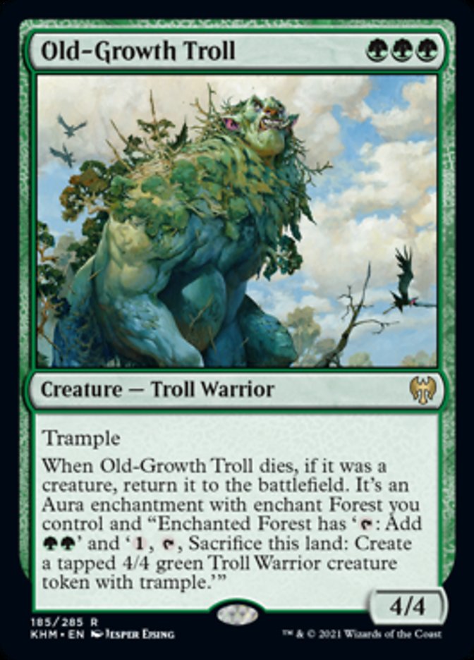 Old-Growth Troll [Kaldheim] - Destination Retro