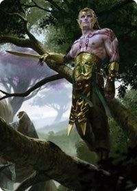 Tyvar Kell Art Card [Kaldheim: Art Series] - Destination Retro