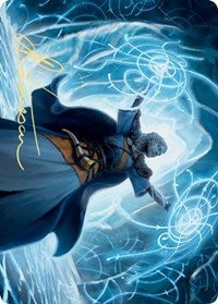Frost Augur Art Card (Gold-Stamped Signature) [Kaldheim: Art Series] - Destination Retro