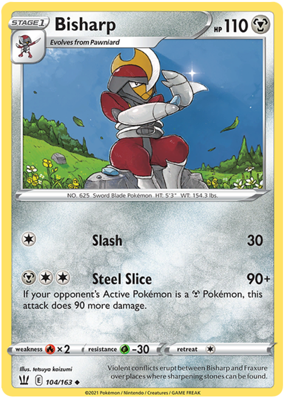 Bisharp (104/163) [Sword & Shield: Battle Styles] - Destination Retro