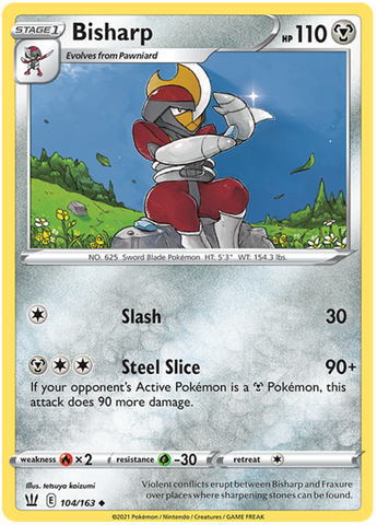 Bisharp (104/163) [Sword & Shield: Battle Styles] - Destination Retro