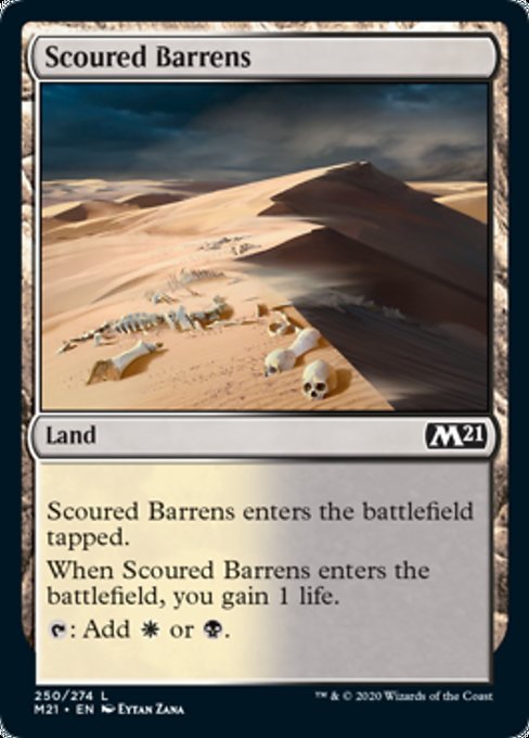 Scoured Barrens [Core Set 2021] - Destination Retro