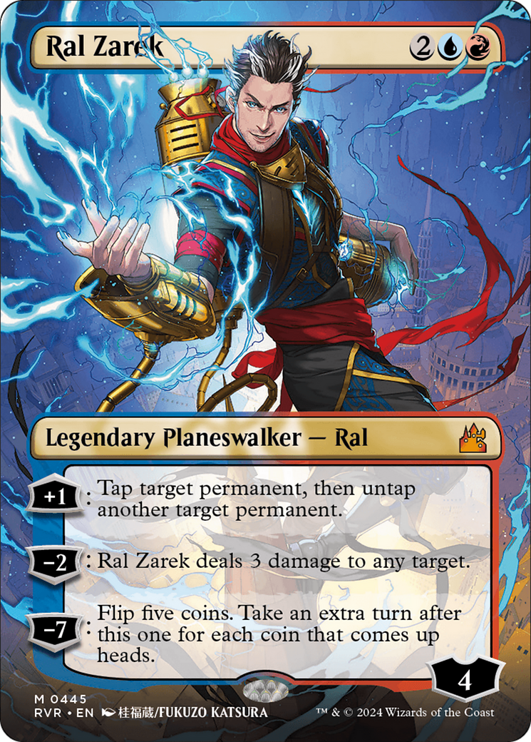 Ral Zarek (Anime Borderless) [Ravnica Remastered] - Destination Retro