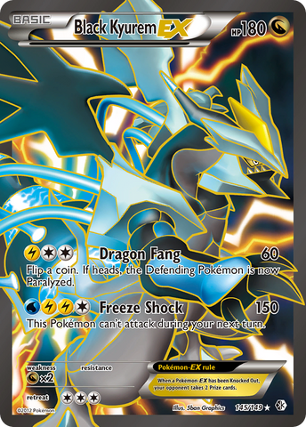 Black Kyurem EX (145/149) [Black & White: Boundaries Crossed] - Destination Retro