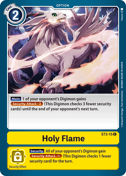 Holy Flame [ST3-15] [Starter Deck: Heaven's Yellow] - Destination Retro