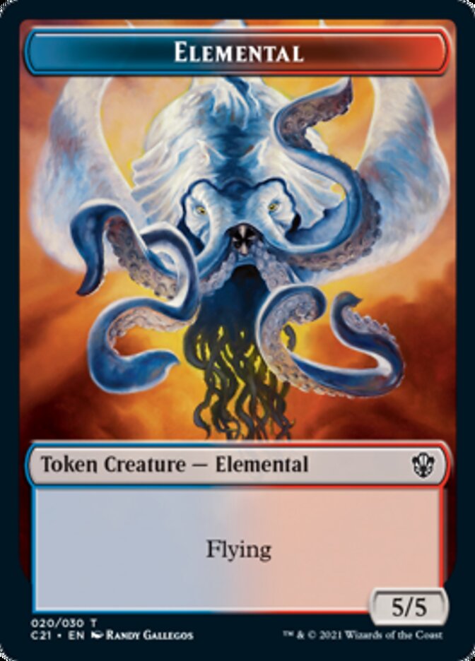 Elemental (020) // Copy Token [Commander 2021 Tokens] - Destination Retro