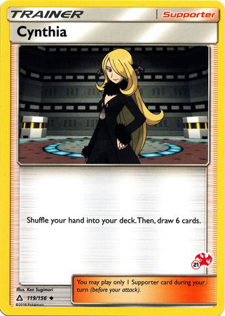 Cynthia (21/60) [Battle Academy: Charizard Deck] - Destination Retro