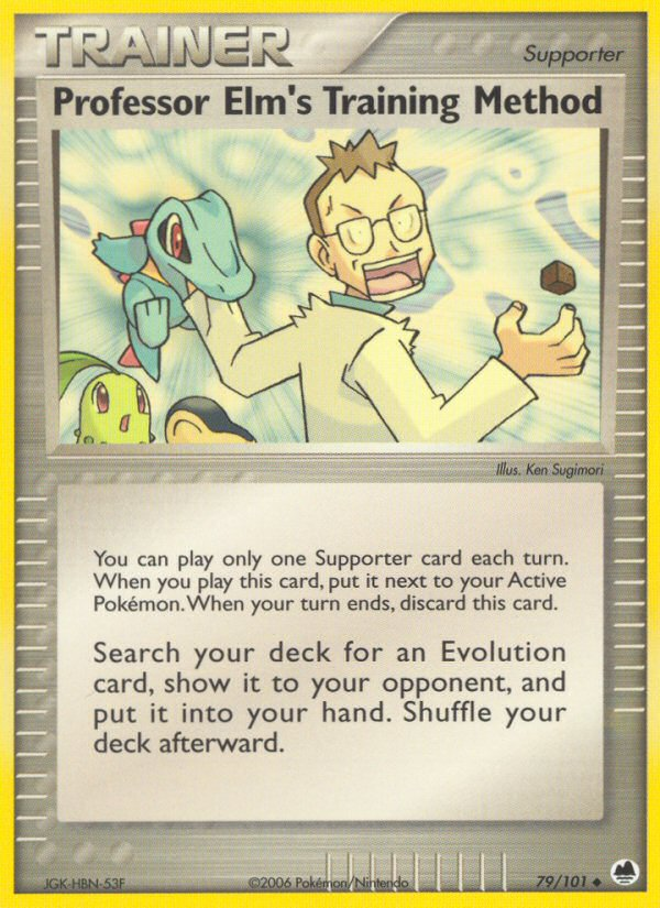 Professor Elm's Training Method (79/101) [EX: Dragon Frontiers] - Destination Retro
