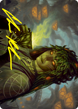 Dina, Soul Steeper Art Card (Gold-Stamped Signature) [Strixhaven: School of Mages Art Series] - Destination Retro