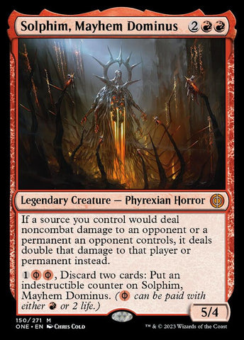 Solphim, Mayhem Dominus [Phyrexia: All Will Be One] - Destination Retro