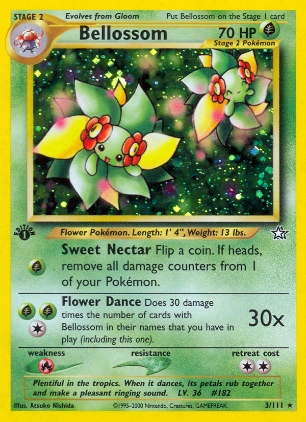 Bellossom (3/111) [Neo Genesis 1st Edition] - Destination Retro