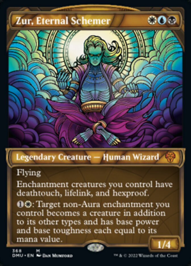 Zur, Eternal Schemer (Showcase Textured) [Dominaria United] - Destination Retro