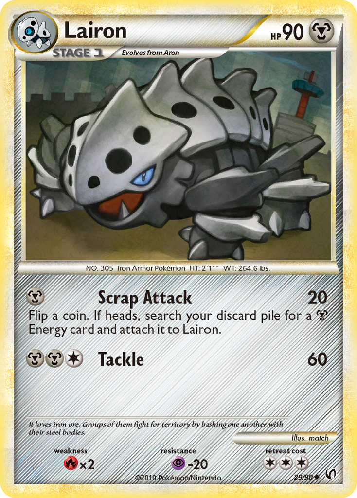 Lairon (29/90) [HeartGold & SoulSilver: Undaunted] - Destination Retro
