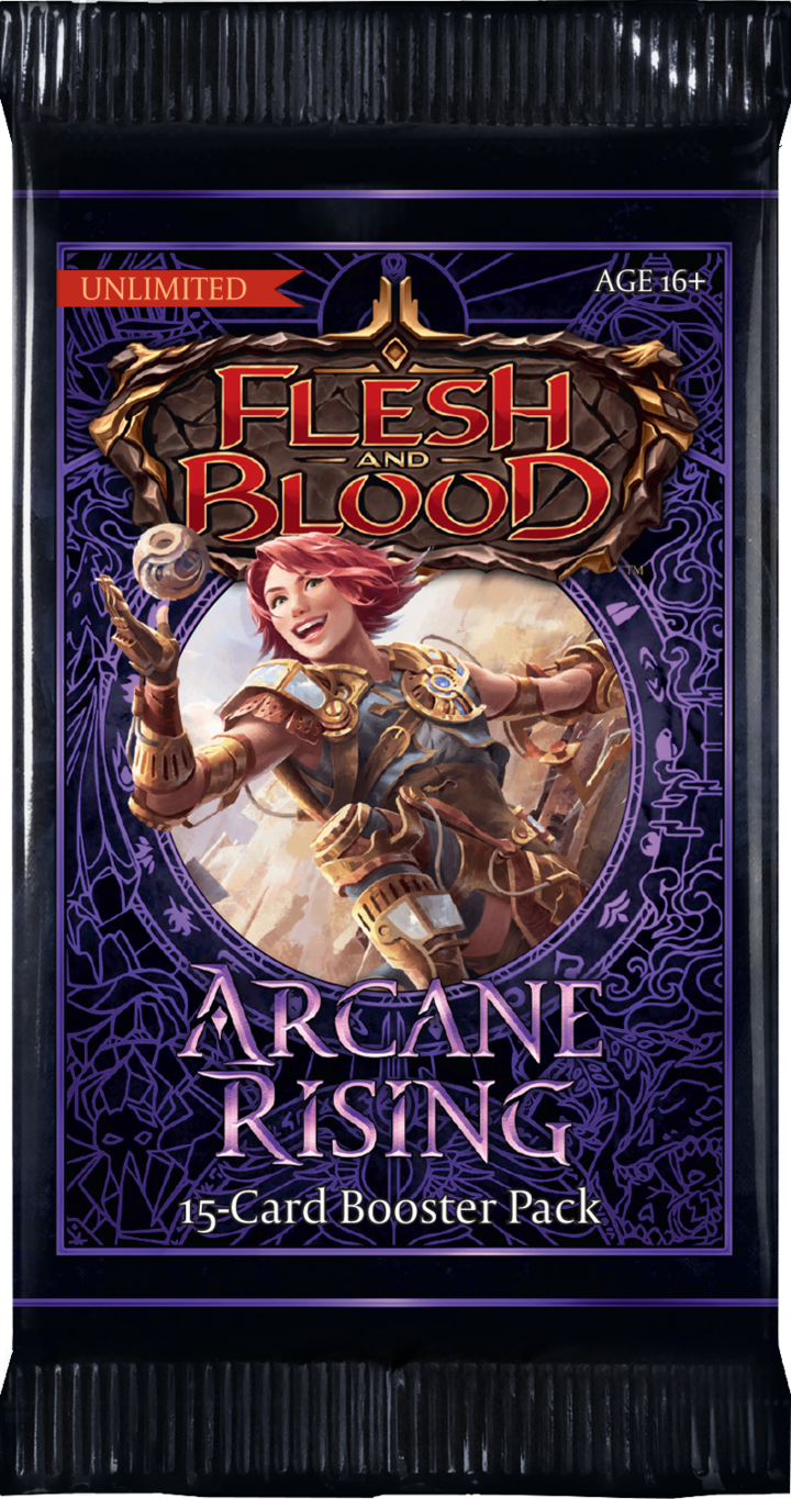 FLESH AND BLOOD  - ARCANE RISING - UNLIMITED BOOSTER PACK - Destination Retro