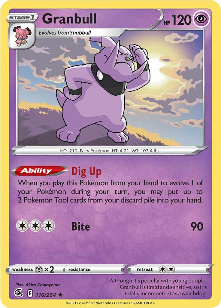 Granbull (116/264) [Sword & Shield: Fusion Strike] - Destination Retro