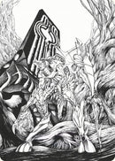 Lukka, Bound to Ruin Art Card [Phyrexia: All Will Be One Art Series] - Destination Retro