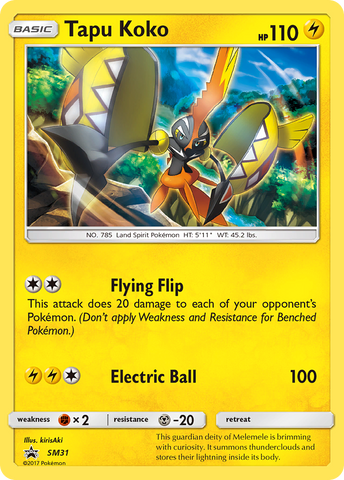 Tapu Koko (SM31) [Sun & Moon: Black Star Promos] - Destination Retro
