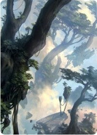 Forest 1 Art Card [Zendikar Rising Art Series] - Destination Retro