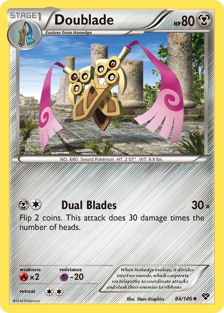 Doublade (84/146) [XY: Base Set] - Destination Retro