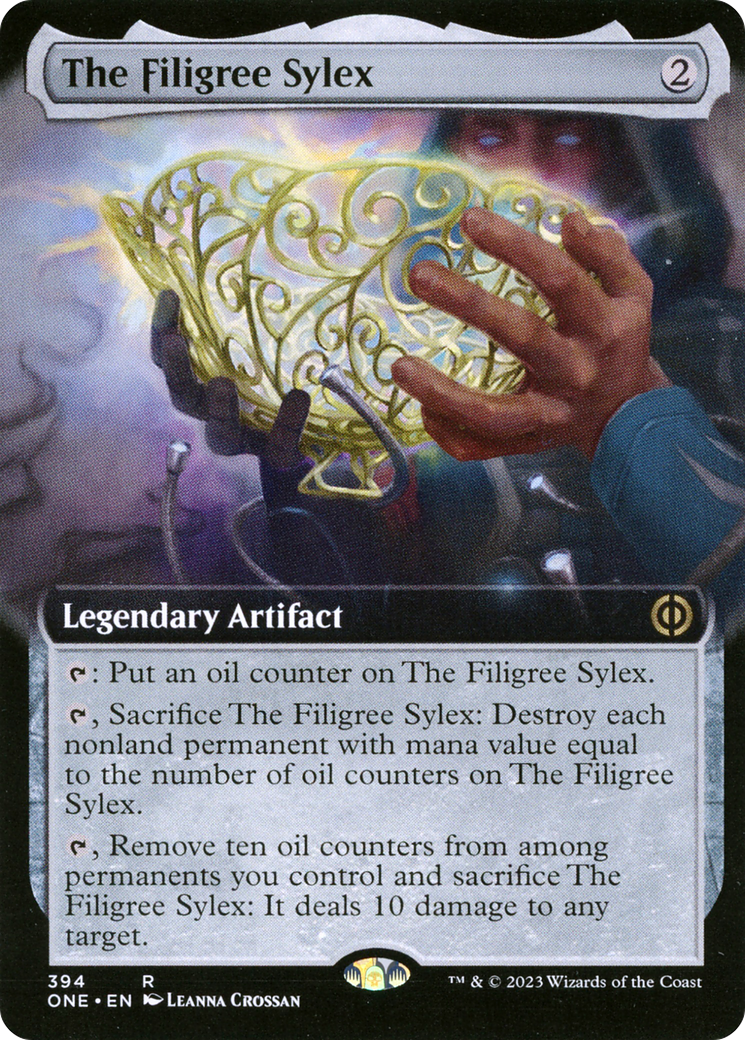 The Filigree Sylex (Extended Art) [Phyrexia: All Will Be One] - Destination Retro