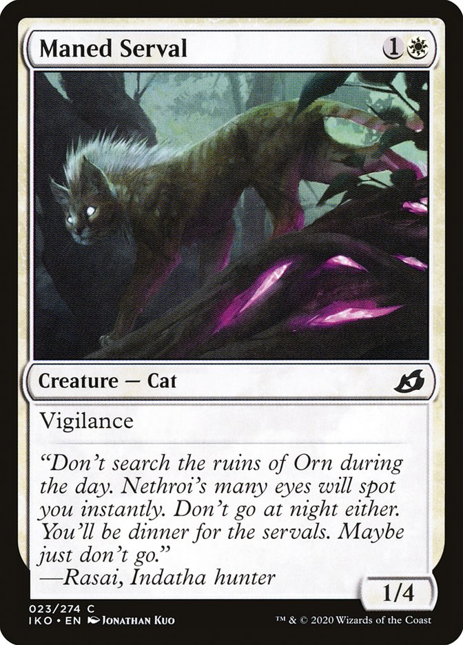 Maned Serval [Ikoria: Lair of Behemoths] - Destination Retro