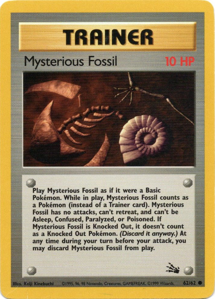 Mysterious Fossil (62/62) [Fossil Unlimited] - Destination Retro