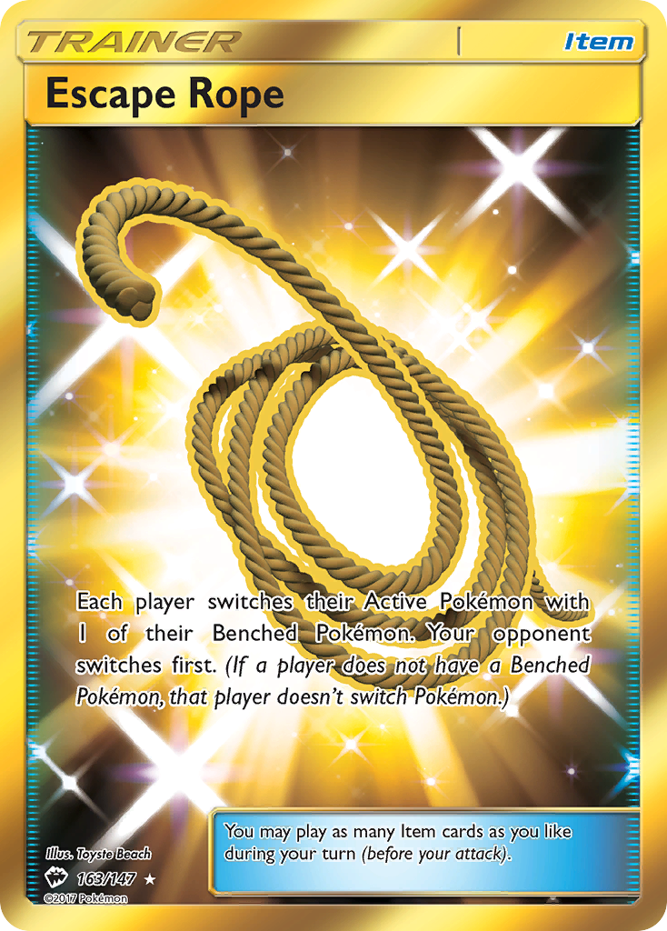 Escape Rope (163/147) [Sun & Moon: Burning Shadows] - Destination Retro